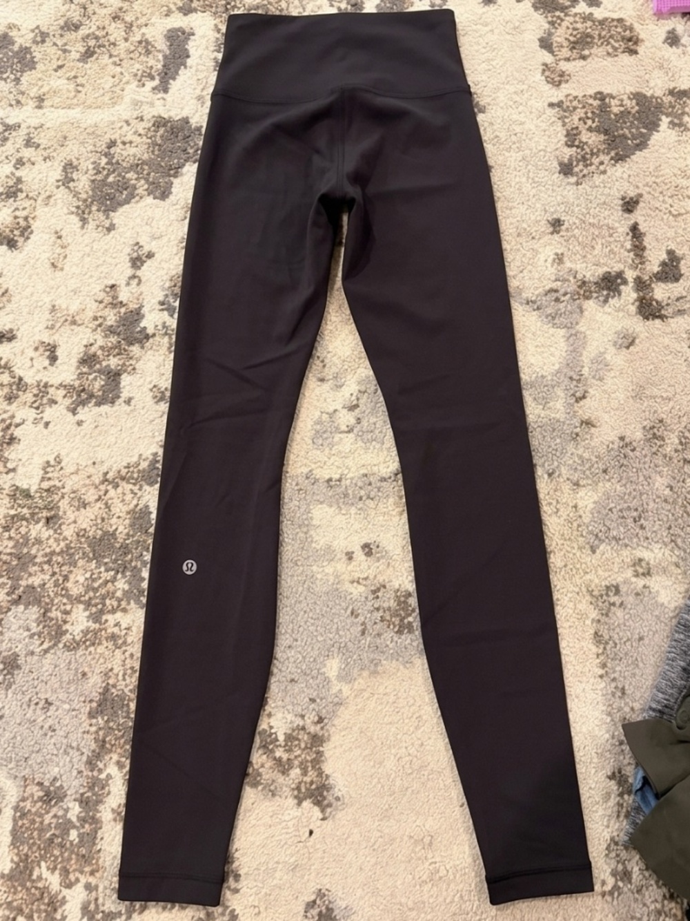 Lululemon Wunder Train High Rise Tights 25" Black Size 4